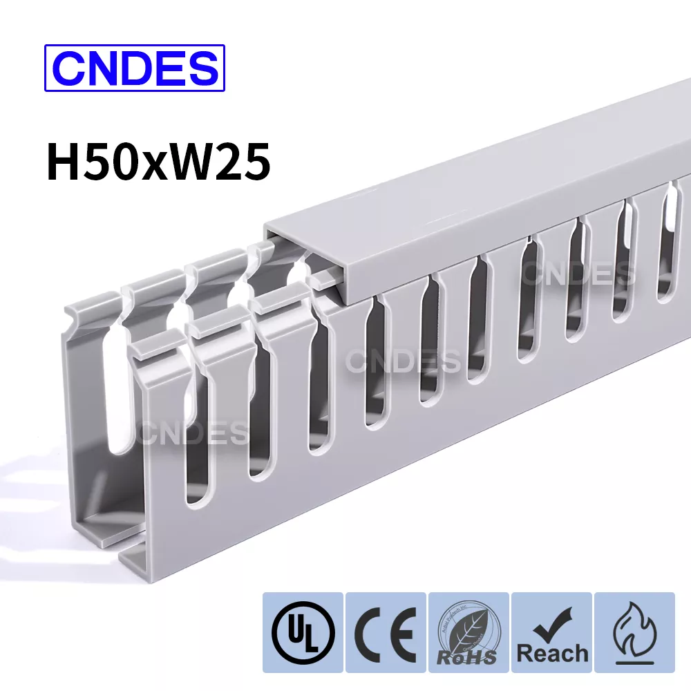 50 × 25 mm kanal PVC električne omarice z režami