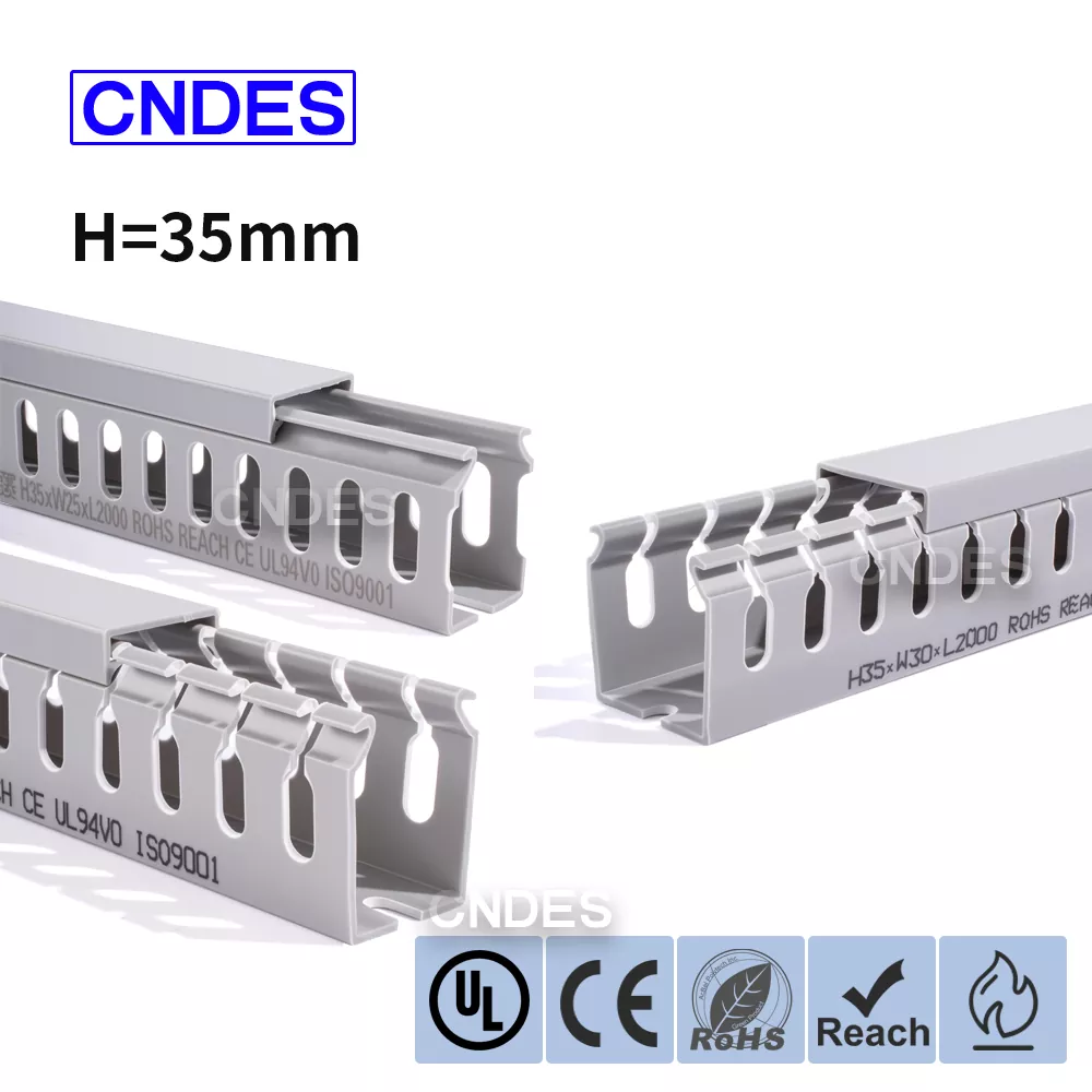 PVC kanal za napeljavo žice z režami višine 35 mm